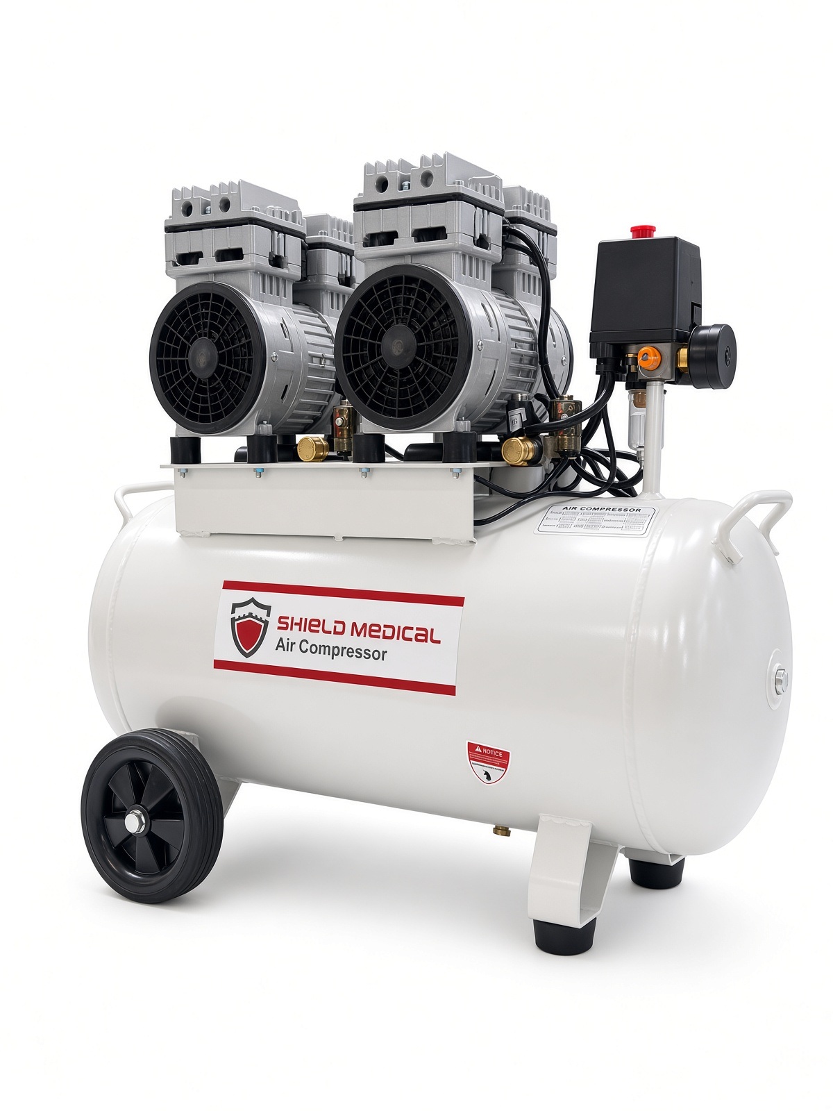 Shieldmedical DC-SM14 oil-free air compressor, product view 2